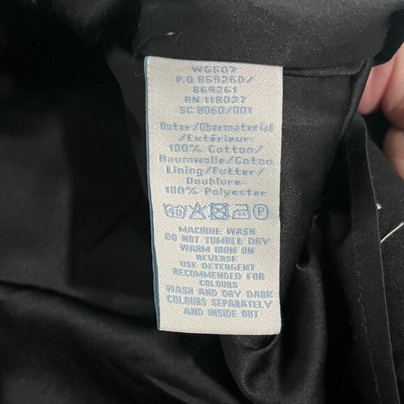 Boden Black and Cream Embroidered A-Line Skirt SZ US 6L - Picture 7 of 7